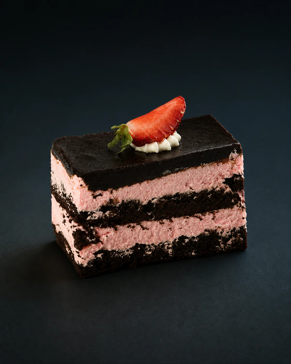 Strawberry Chocolate Slice